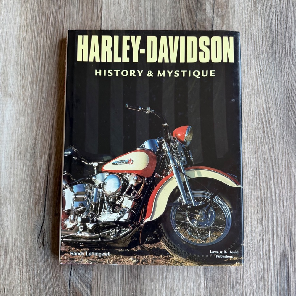 Harley-Davidson History & Mystique Randy Leffingwell Hardcover Book Y2K Biker